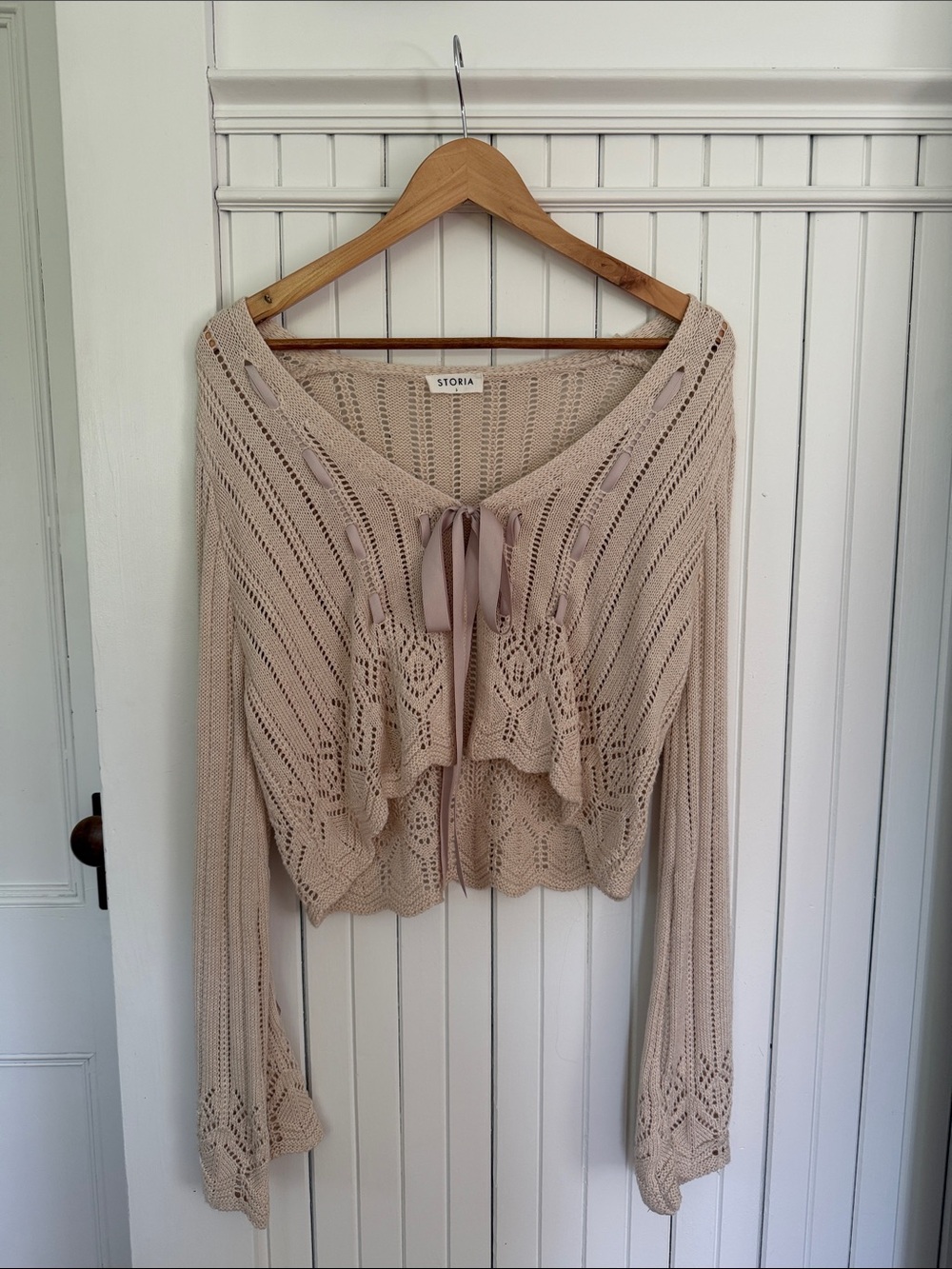 Storia Ribbon Tie Cardigan